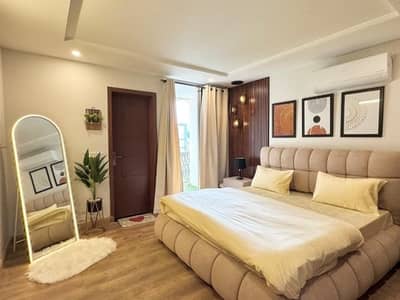 Daily basis, and weekly basis, One bedrooms fully furnished luxury apartments available for rent Gulberg greens Islamabad