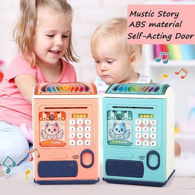 ATM money box with finger print