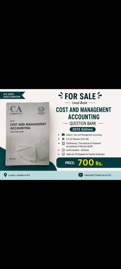 Cost and Management Accounting