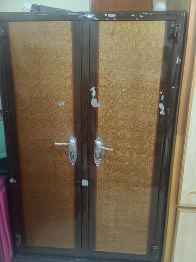 solid iron cupboard