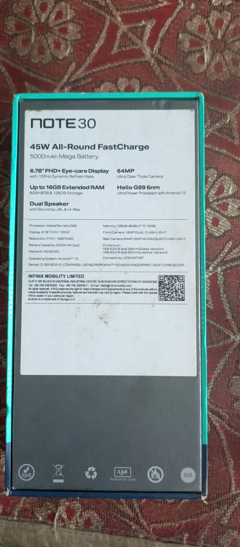 infinix note 30 9