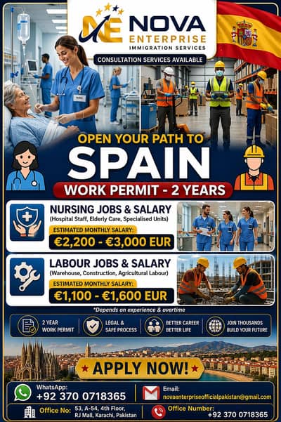 Europe 2-Year Work Permit |  Norway & Italy