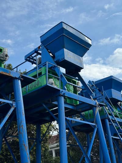 JS1000 Concrete Batching Plant , Heavy Duty Machine