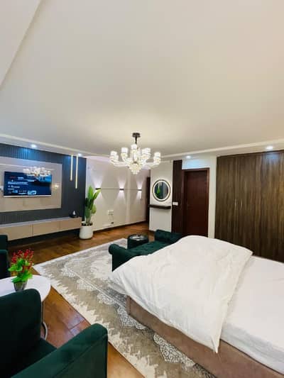 Daily basis, and weekly basis, One bedroom fully furnished luxury apartments available for rent Gulberg greens Islamabad