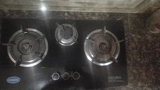 Canon glass top 3 burners stove
