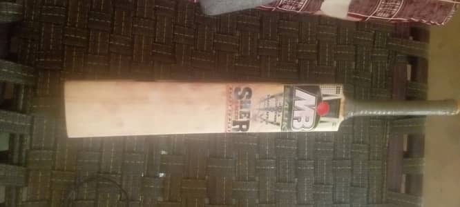  Original Malik 12 Straight Grain Bat + Full Premium Hard Ball Crick