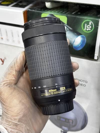 Nikon 70-300mm AF-P DX Lens - In brand new conditions - 70-300mm lens
