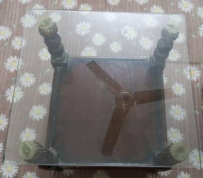 2 WOODEN SIDE TABLES