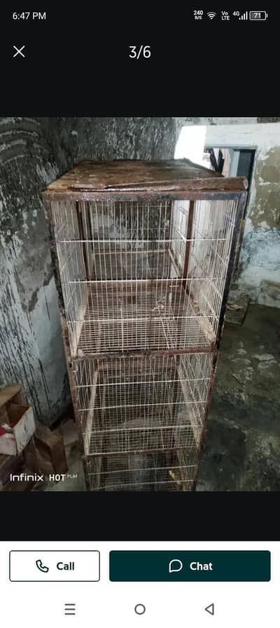 cage for sale 4 floor contact mein WhatsApp number 0318/4281/412