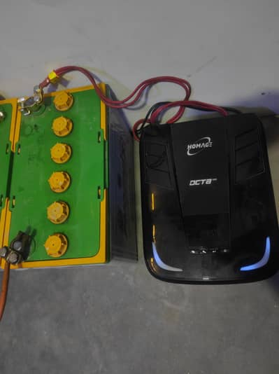 Homage inverter 2.2kw 24v double battery good working condition ups