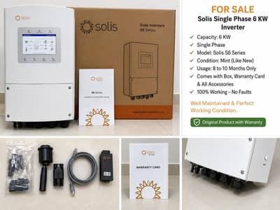 SOLIS SINGLE PHASE INVERTER 6KW