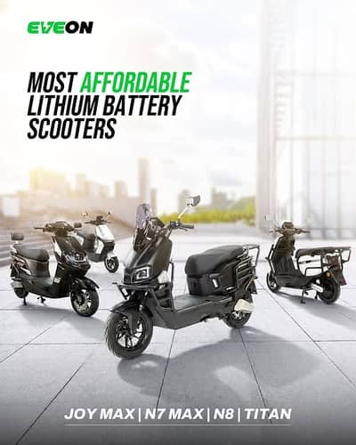 Eveon Joy Scooty Avaialble on Easy Monthly Installemnt`s