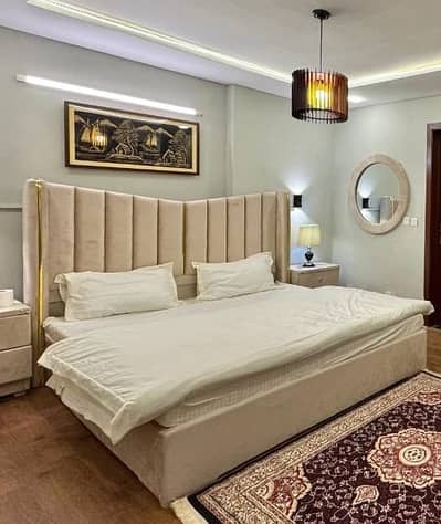 Daily basis, and weekly basis One bedrooms fully furnished luxury apartments available for rent Gulberg greens Islamabad