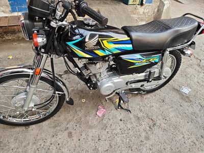 honda cg125 black
