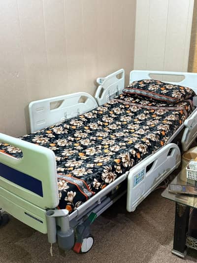 fully electric bed with medicated mattress