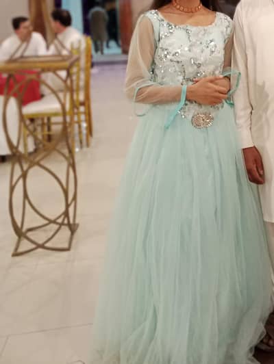 Sea blue maxi