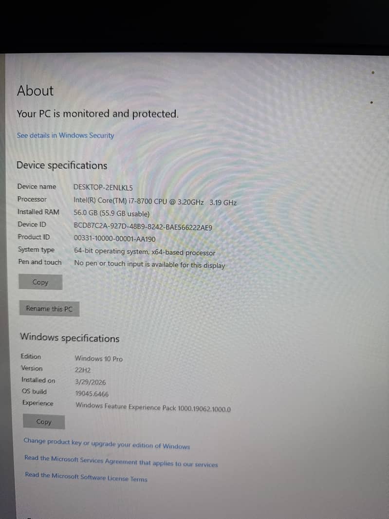 i7 8G CPU 3
