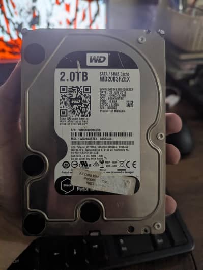 2tb hard Drive WD black