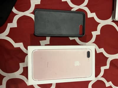 Iphone 7plus 128gb rose gold pta approved Water pack