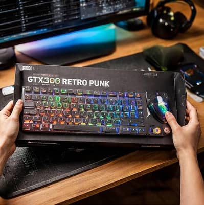 GTX300 Retro Punk Mechanical Keyboard and Mouse set
