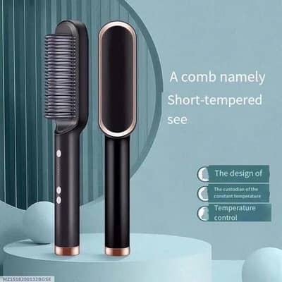 Stylish Hair Dryer Brush Black Rose Gold Temperature Control