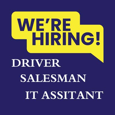 Salesman, Driver and IT Assitant Required