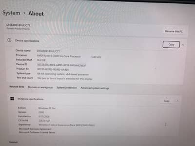 Ryzen 5 2600 Sapphire RX 580 8GB Asus Prime B-450M-K