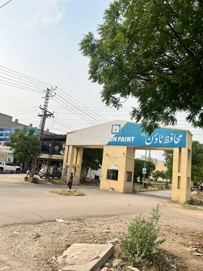 facing park & corner double categary plot near defence road and LDA structure road muhafiz town phase2