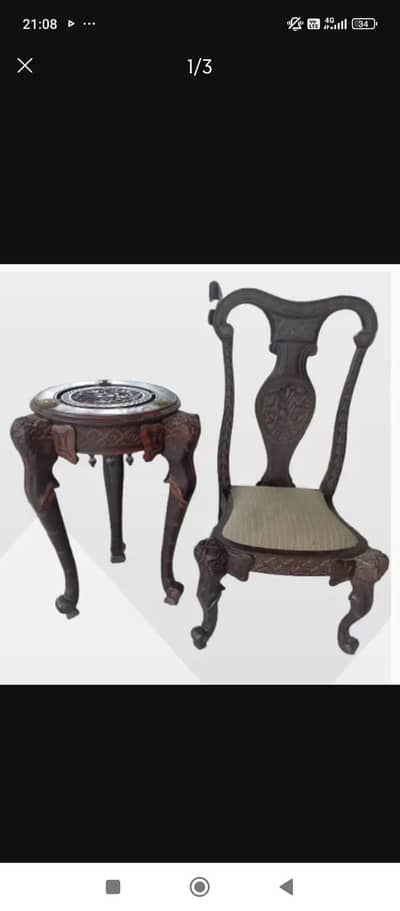 antique dining table 3 designs elephant leopard brass imported