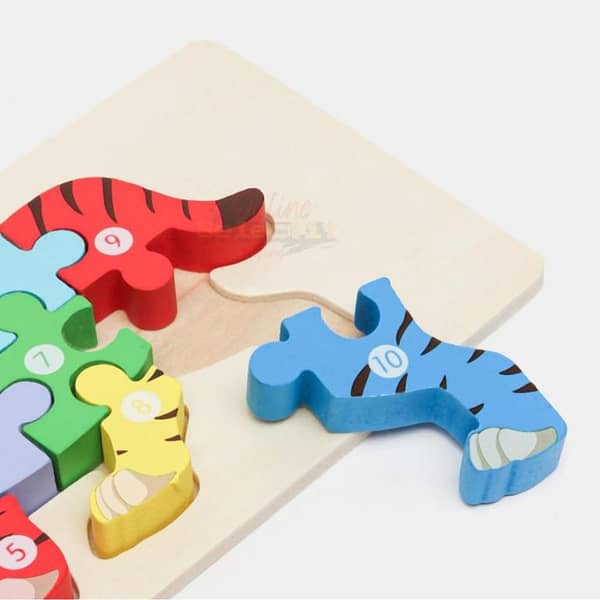 High Quality 3D Wooden Puzzle for Kids | Animal & Cartoon Jigsaw Toy | Montessori Early Learning Educational Toy for Toddlers | Preschool Cognitive Skill Development Game | Color & Shape Matching Board