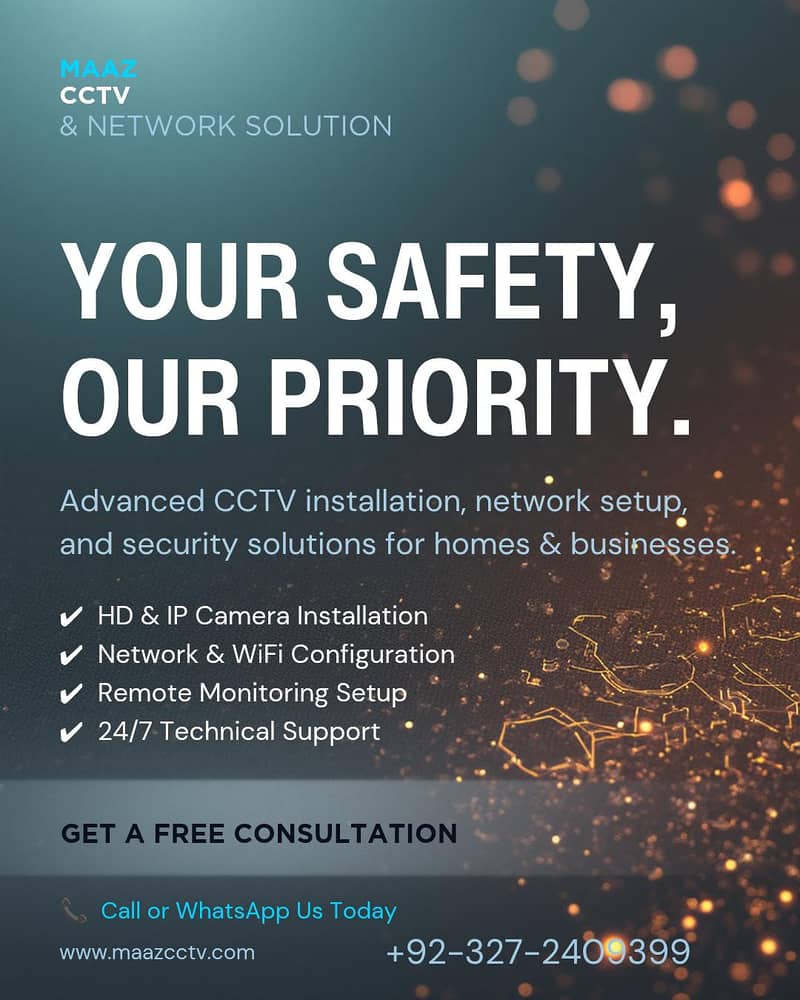MAAZ CCTV & NETWORK SOLUTION 1