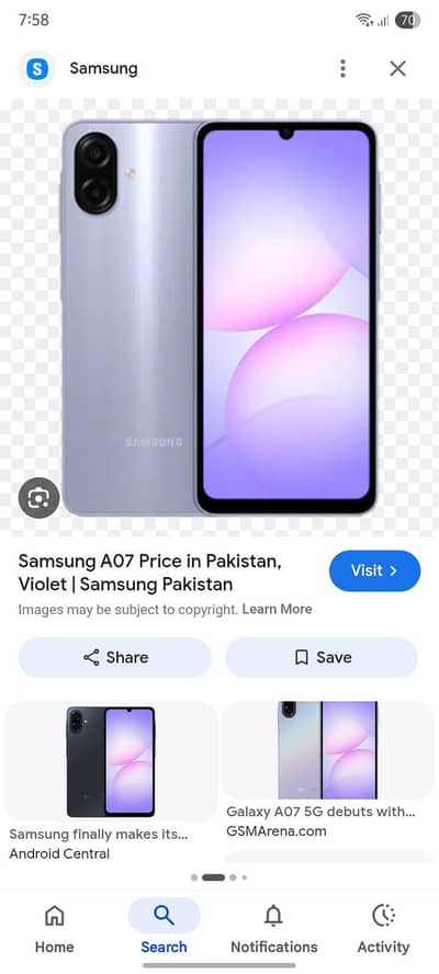 Samsung A07.4/64