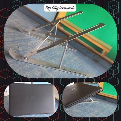 Adjustable Metal Laptop Stand Foldable - Big City Tech Skardu