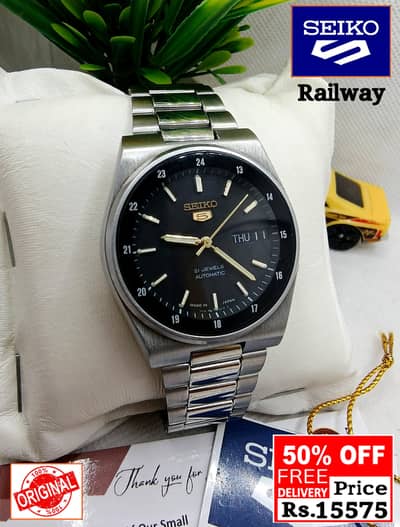 Seiko 5 Citizen Orient Automatic Pre-Owned watch Japan 03161737353