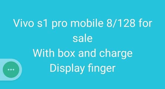 vivo s1 pro 8/128