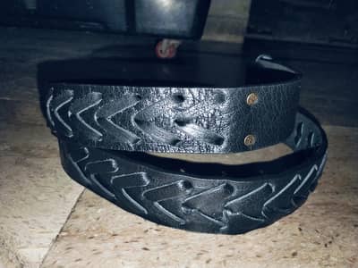 100%  original leather belt