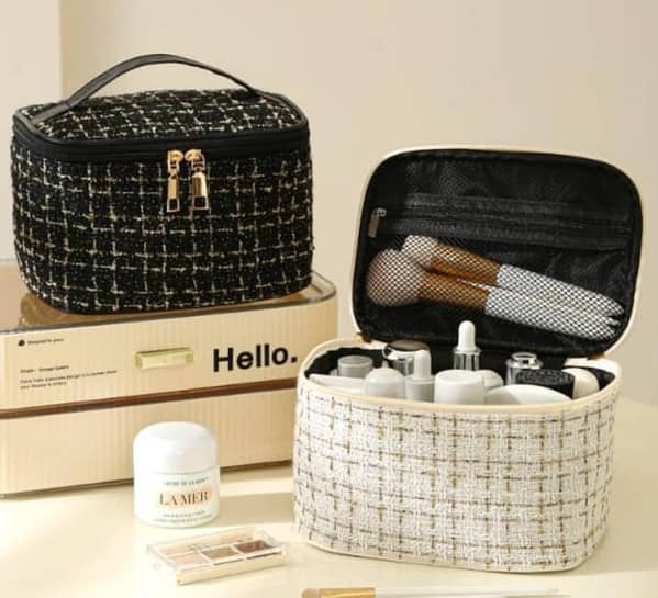 Travel Make Up Storage Bag Woven Design