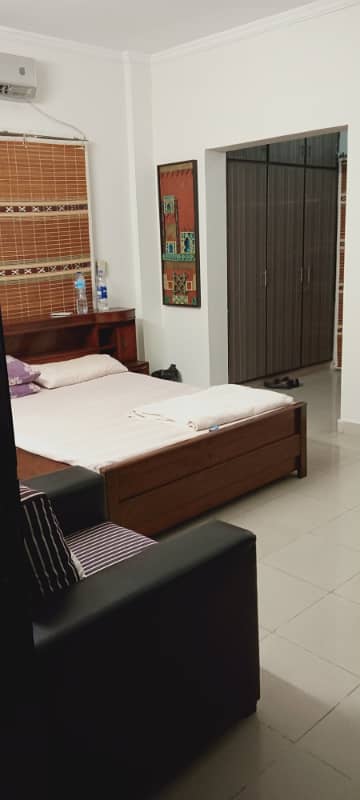 Main Cantt Well Furnished Bedroom Available For Rent Beautiful Location near Girja Chowk Cantt