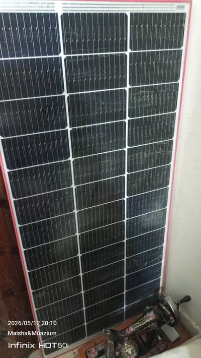 2 Solar Plates (200 Watts) - For Sale
