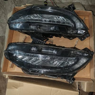 Honda Civic 2021 Led head lights brand new condition