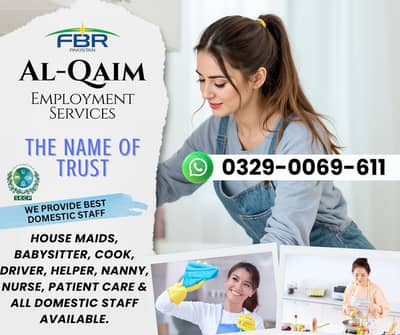 Maids / House Maids / cook / House chef / Baby Sitter maid available