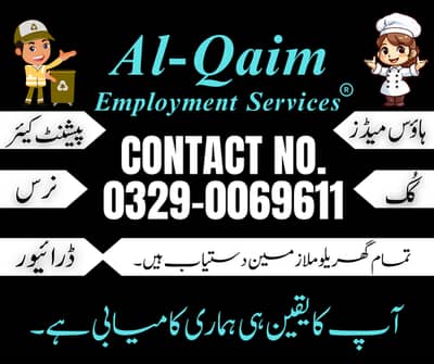 Maid/House Maids/Cook/Driver/Babysitter/Couple/Patient Care/Helper