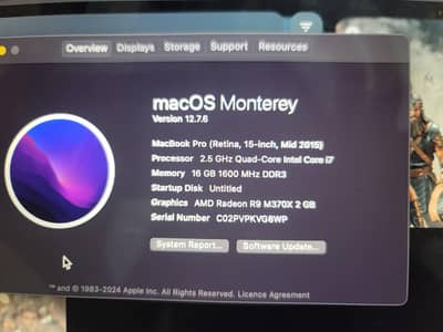 Macbook Pro 2015 Model For Sale