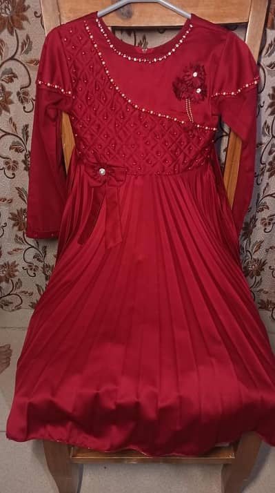 Maroon Fancy party wear