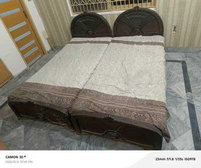 Single Bed-Set(Wooden)