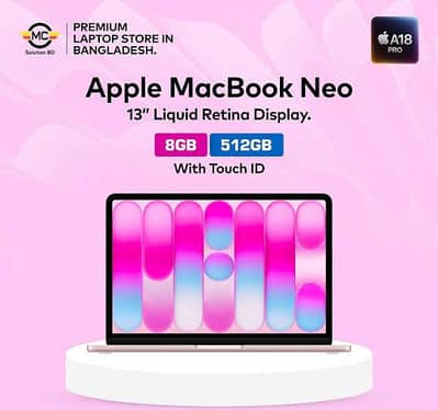 MACBOOK NEO A18 PRO 2026 13"MHFJ4 PINK