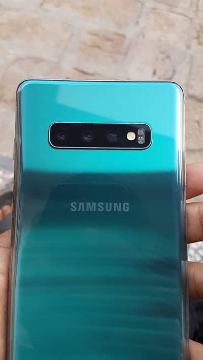 Samsung s10 plus prism blue and water pack mobile
