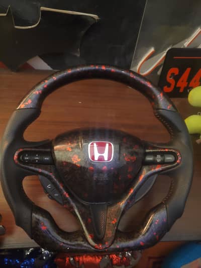 Forged carbon 10/10 steering wheel