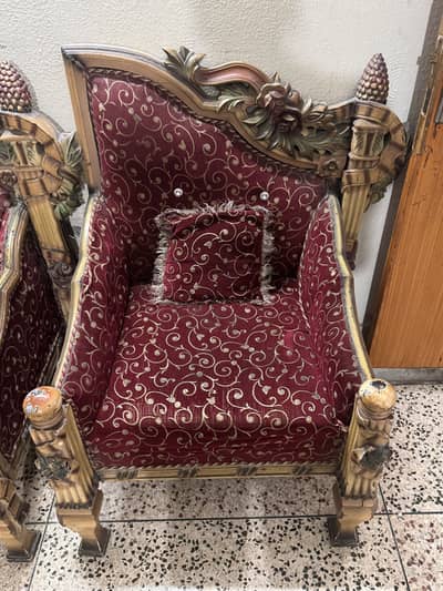 Sofa set royal furniture 3 seater 1 seater 1 seater