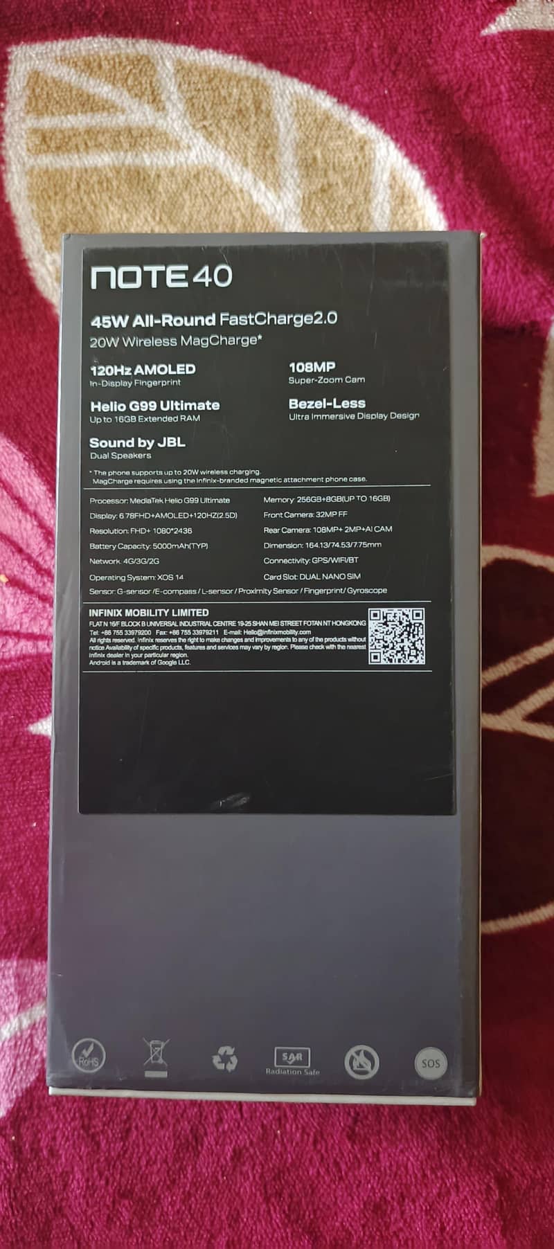 Infinix Note 40 4